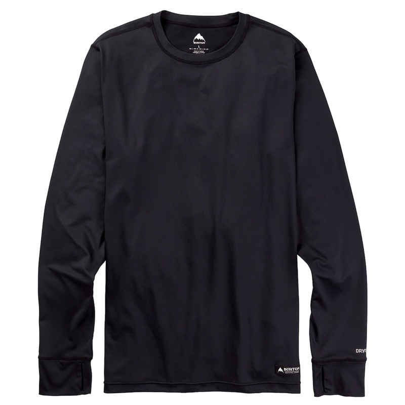 Burton Midweight Base Layer Crewneck True Black LG