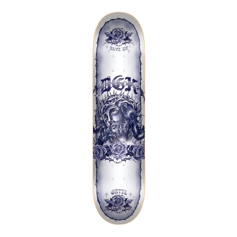 DGK Chaz Ortiz Save Us Skateboard Deck – 8.5″ 8.5