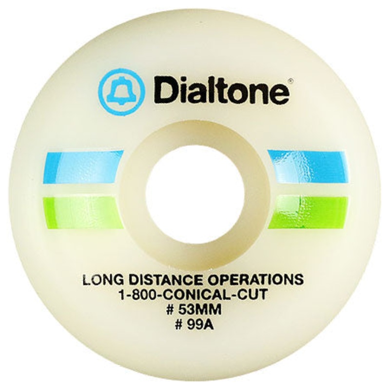 Dial Tone Bell South Conical 99A Wheels White 53mm