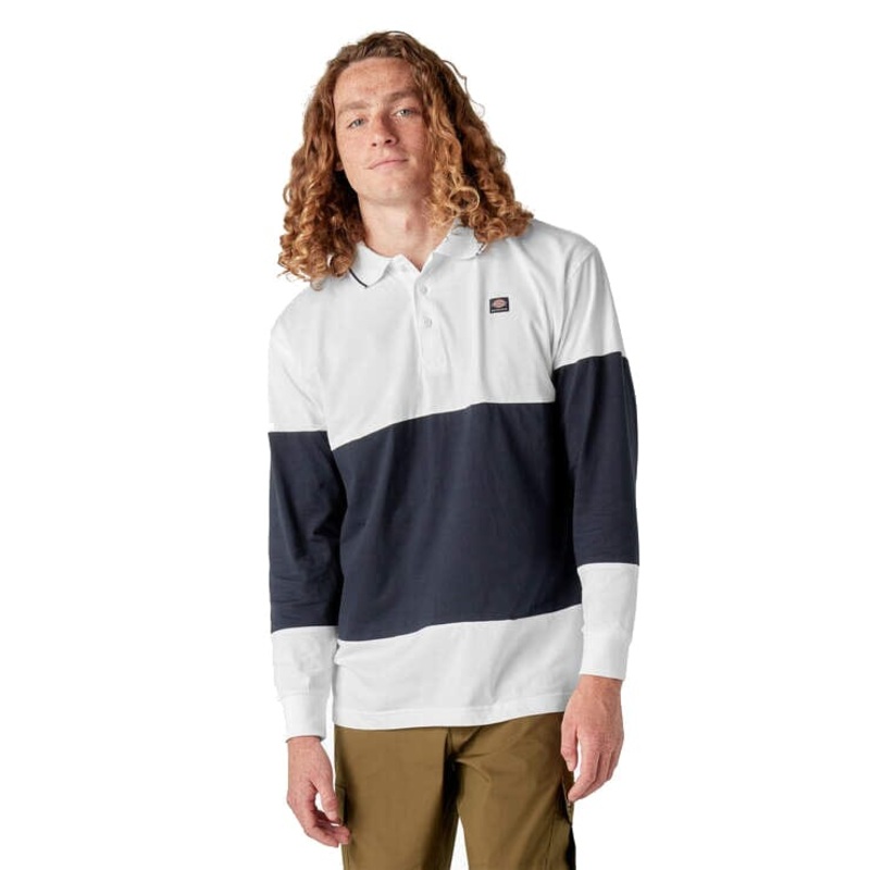 Dickies Skateboarding Rugby Polo L/S White M