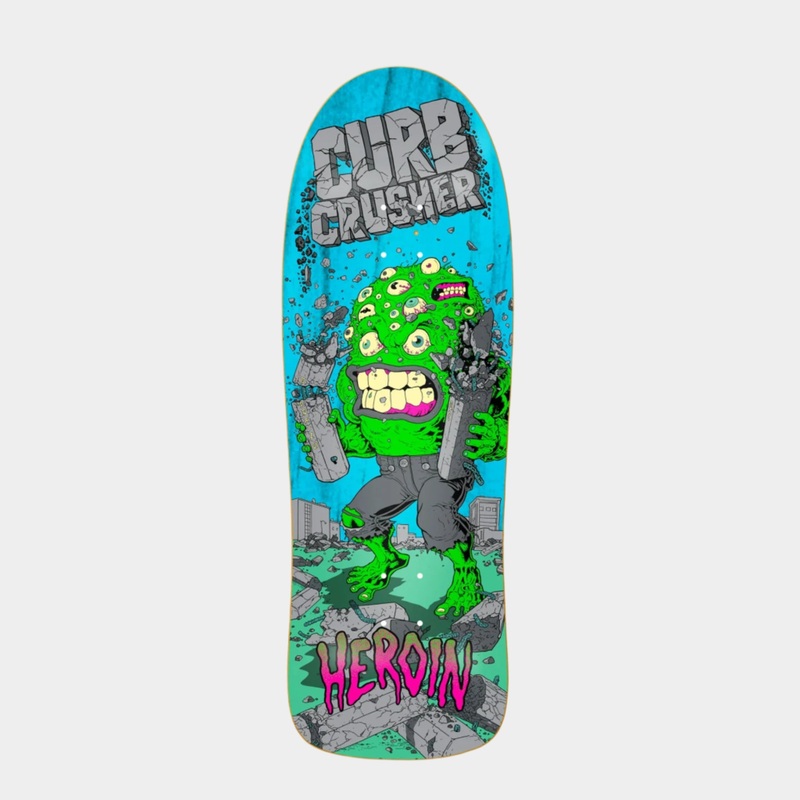 Heroin – 10.25 Curb Crusher Deck – Multi Stain 10.25″