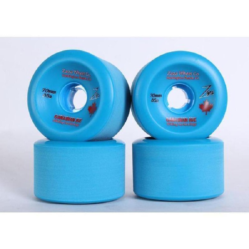 Longboard Sliding Wheels Zaza Blue Canadian Ice 70mm 85a