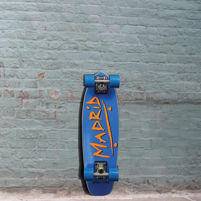 Madrid Midget Party Blue Cruiser Skateboard – Pee Wee 23.25″ – Complete