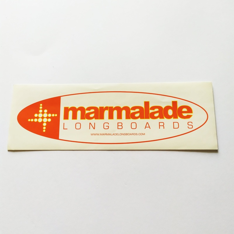 Marmalade Longboards Skateboards Sticker