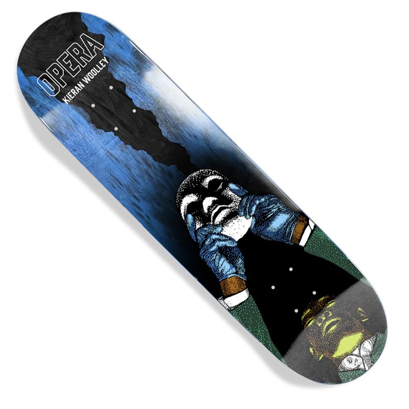 Opera Kieran Woolley Upward EX7 Deck Black/ Blue 8.25 x 32 WB:14.25