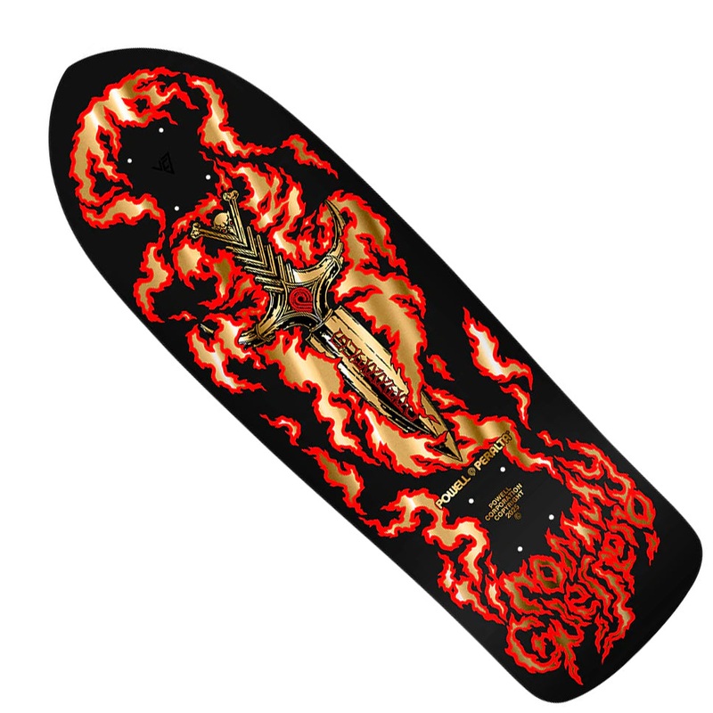 Powell Peralta Bones Brigade Tommy Guererro Series 16 Deck Black/ Gold Foil 9.6″