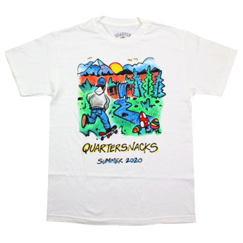 Quartersnacks 2020 Summer Camp T Shirt White Extra Large