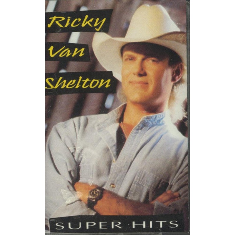 Ricky Van Shelton  Super Hits Cassette *USED RELEASE*