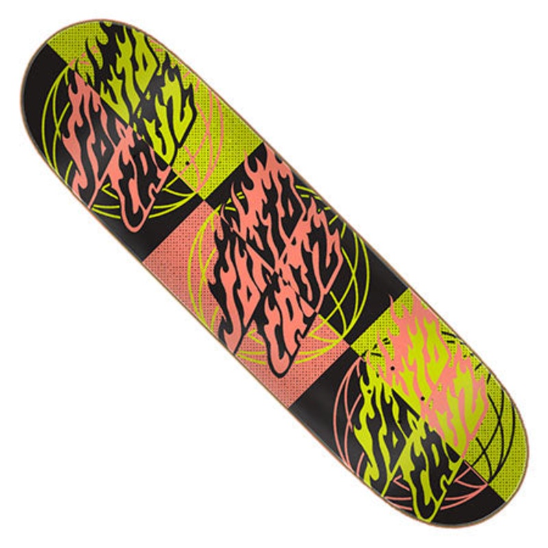 Santa Cruz Global Flame Dot Birch Deck Multi 8.5 X 32.2 WB:14.375