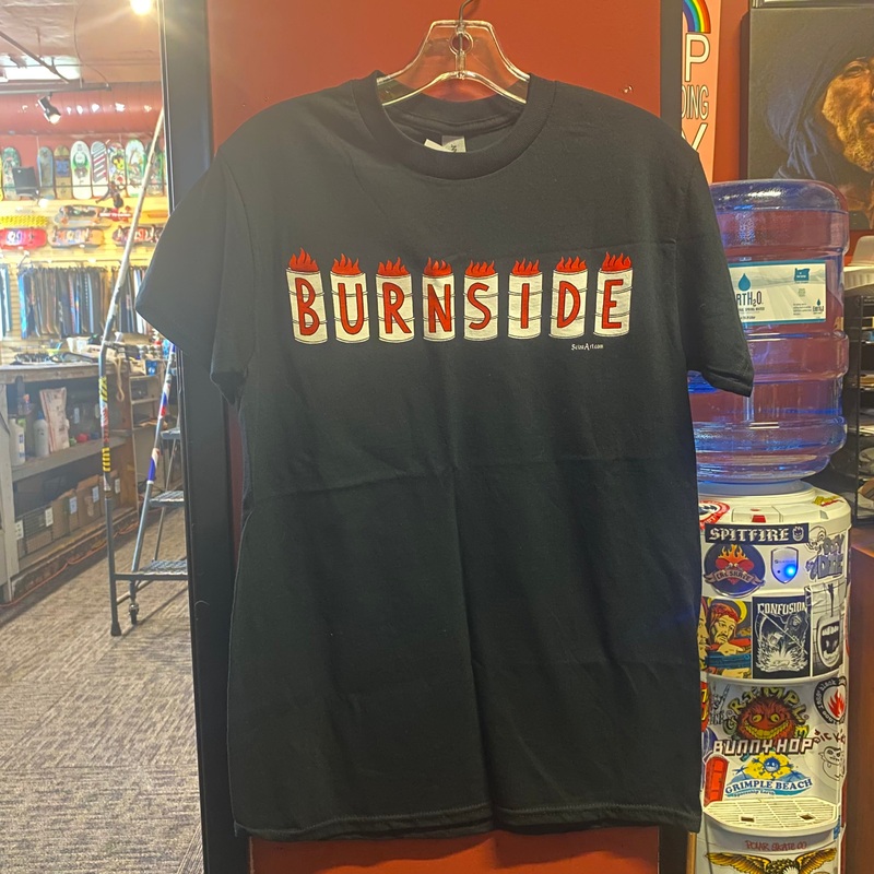 Scizo Art “Burnside Barrel Fires” T-Shirt Large