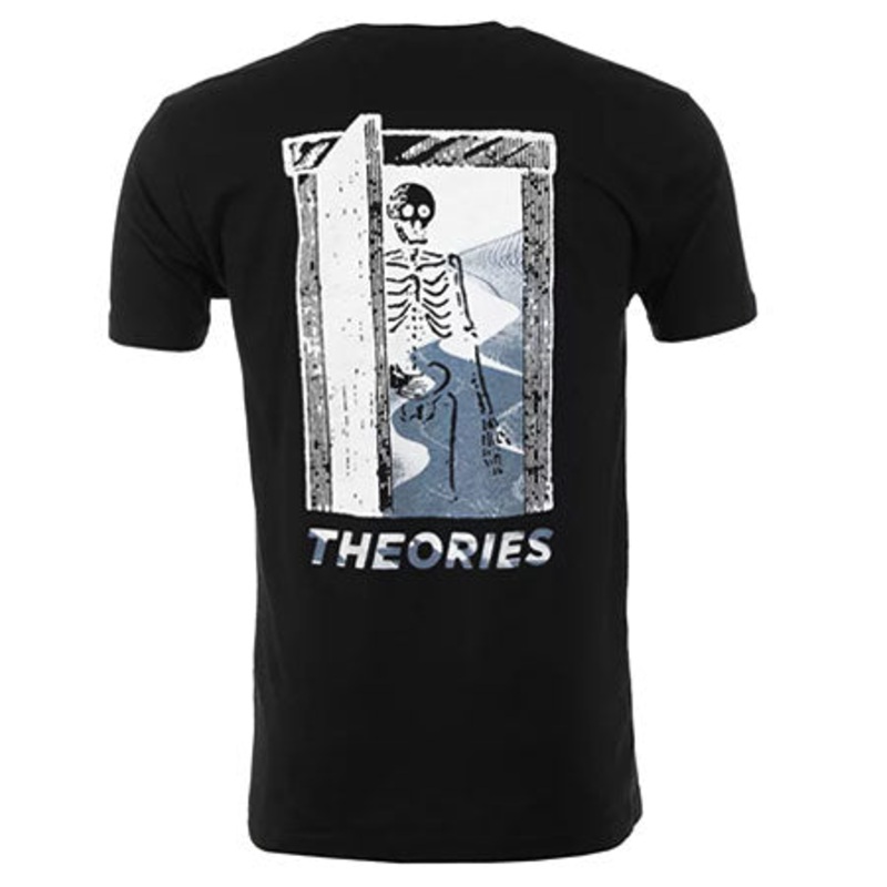 Theories Skeleton in the Closet T Shirt Black Medium