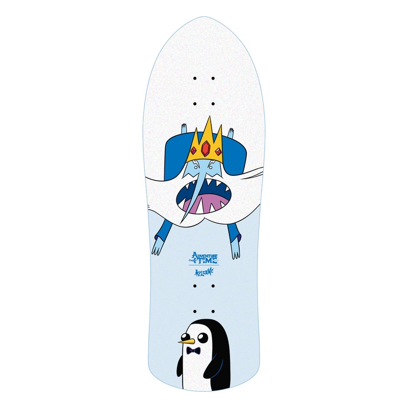 Welcome x Adventure Time Ice King On Crossbone 10″ Skateboard Deck
