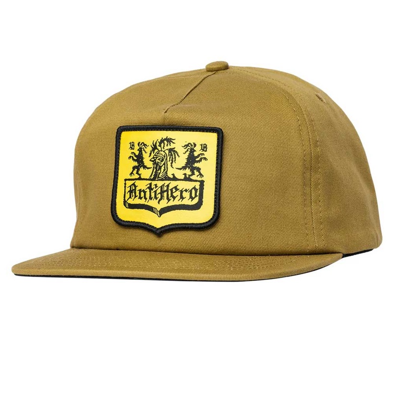 Anti Hero Coat of Arms Snapback Hat Tan