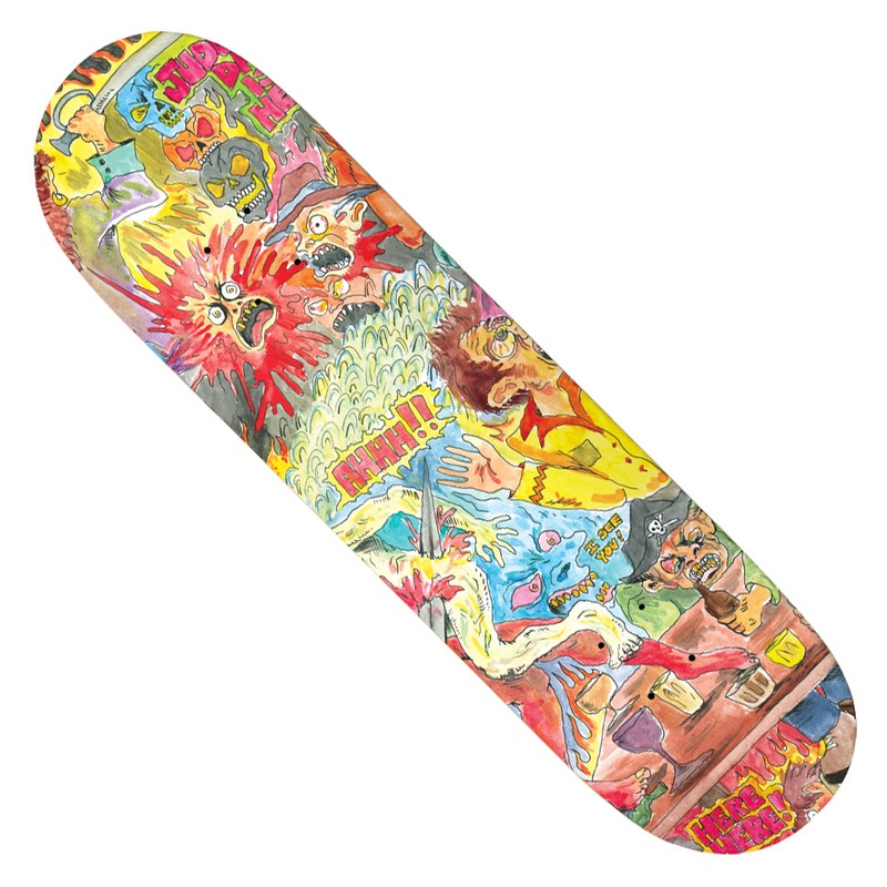 Baker Rowan Zorilla Here To Stay B2 Deck Multicolor 8.5 x 32.5 WB:14.5