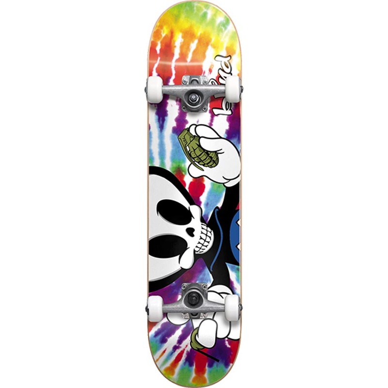 Blind Grenade Reaper Tie Dye 8.25″ Complete Skateboard Complete
