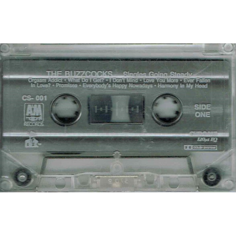 Buzzcocks, The – Singles Going Steady Cassette Tape *USED 1986 RELEASE*