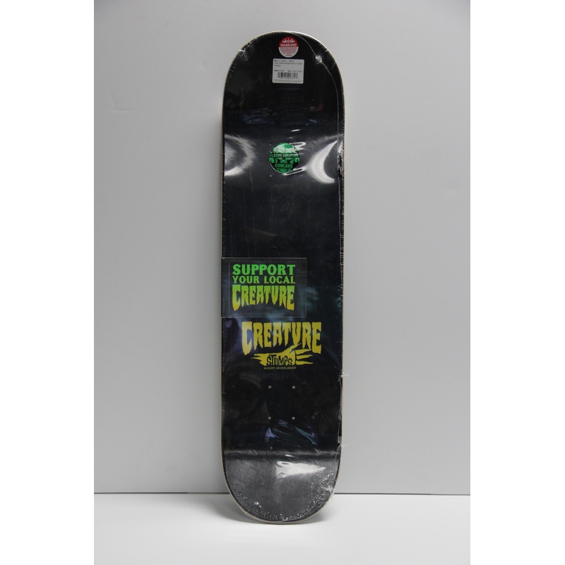 CREATURE Logo Outline Stumps Deck Yellow/Green – 8.25