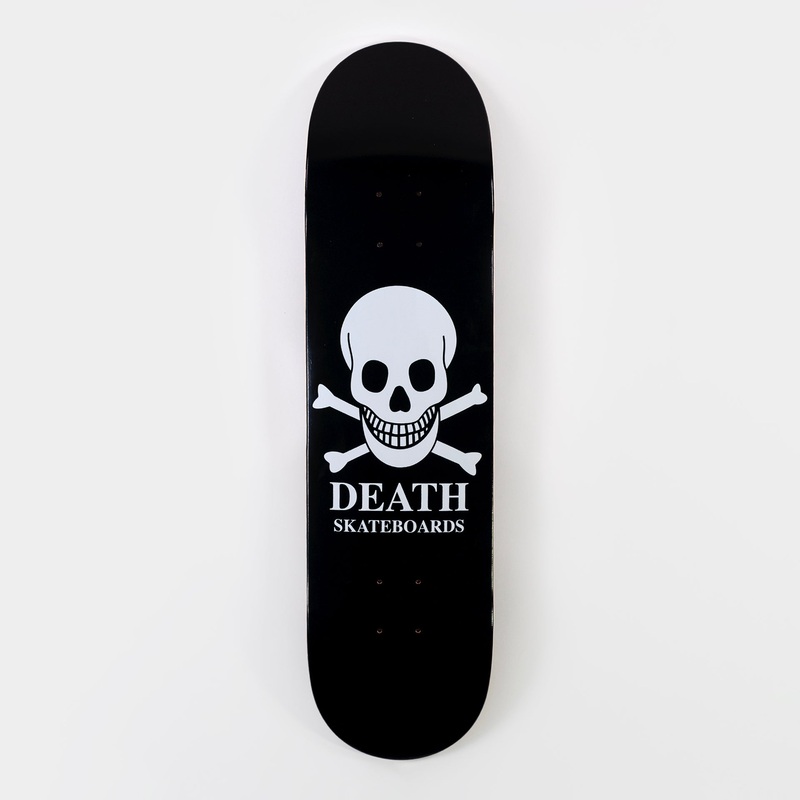 Death 8″ OG Skull Deck – Black 8″