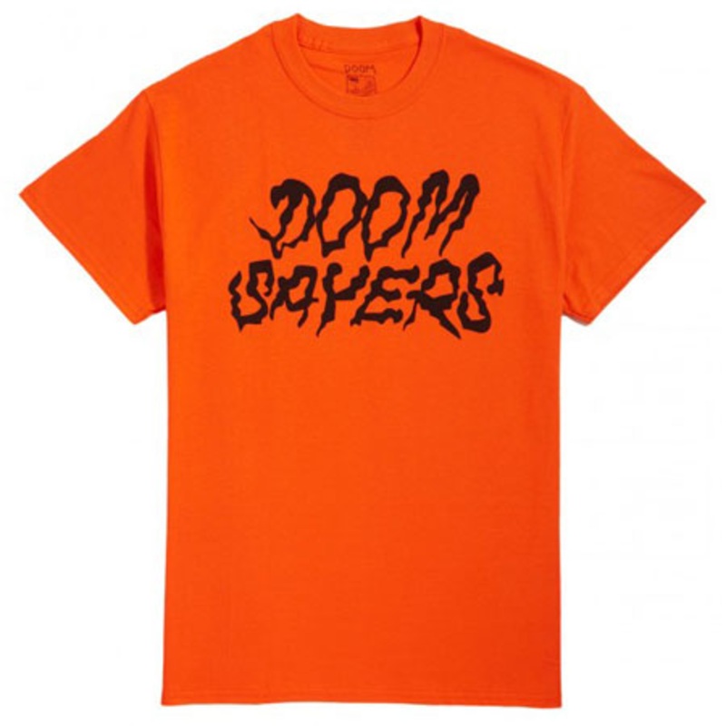 Doom Sayers Squiggle T Shirt Orange Small