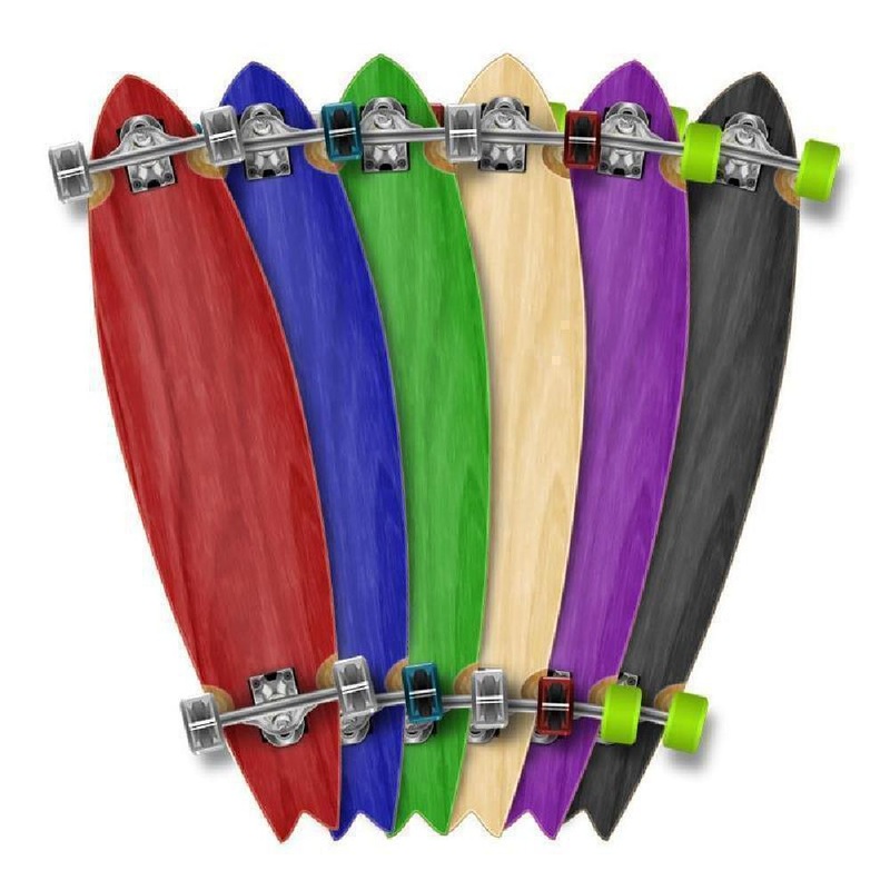 Fishtail 40 inch Blank Longboard Natural