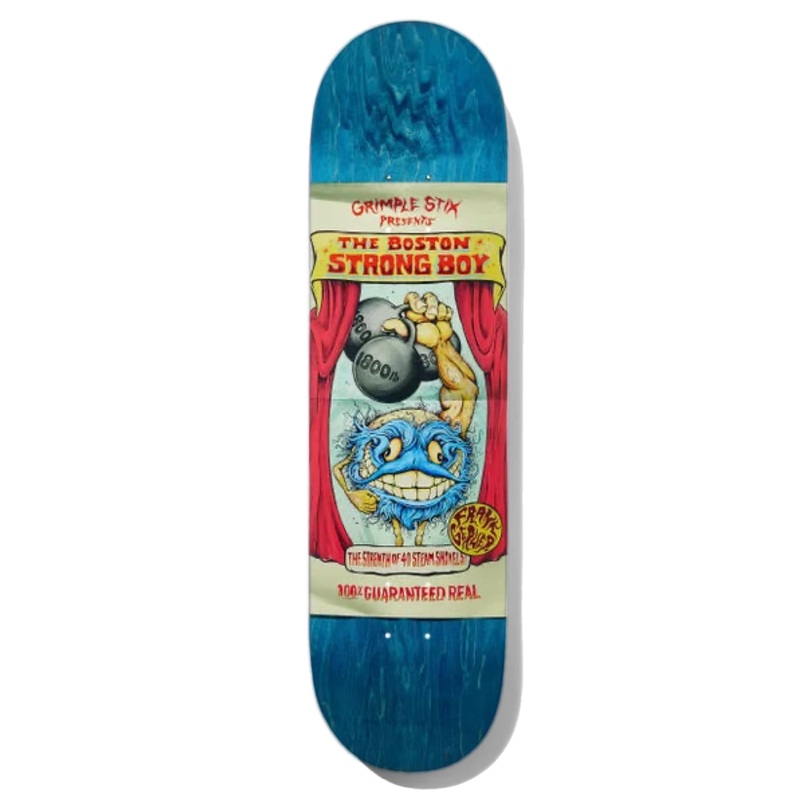 Grimple Stix Gerwer Sideshow 8.25″ Skateboard Deck 8.25″ Green Bottom Ply WB 14.38″