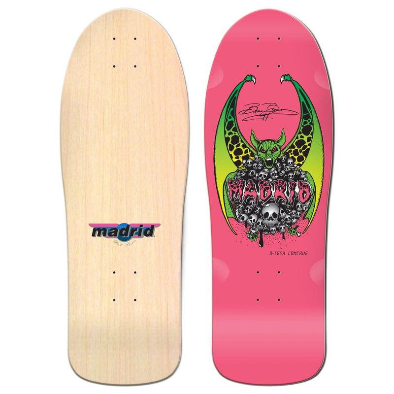 Madrid Beau Brown Bat 10.25″ Pink Skateboard Deck