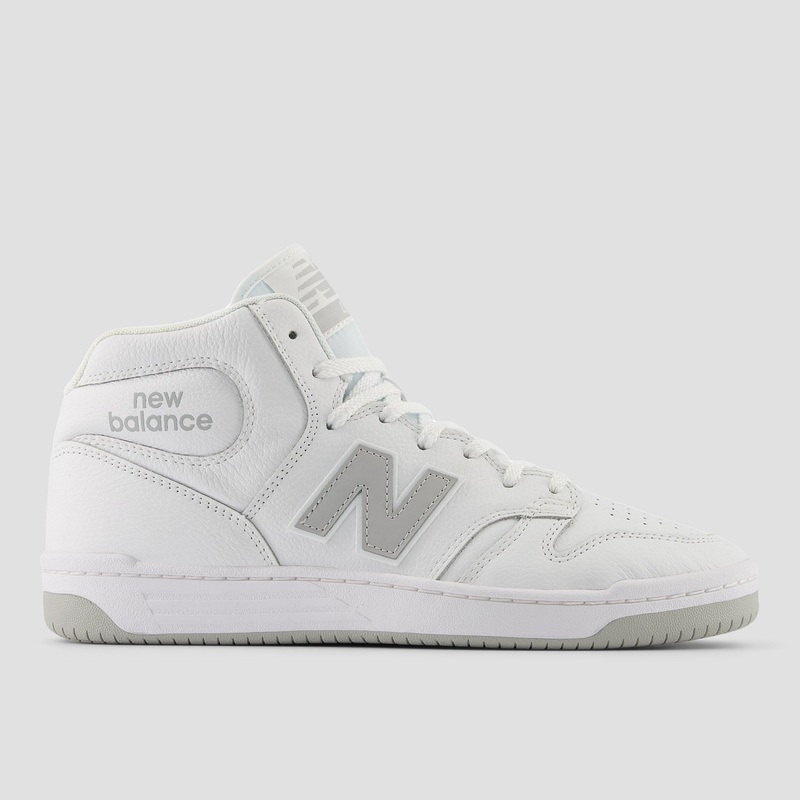 New Balance 480 Hi Skate Shoes White UK8