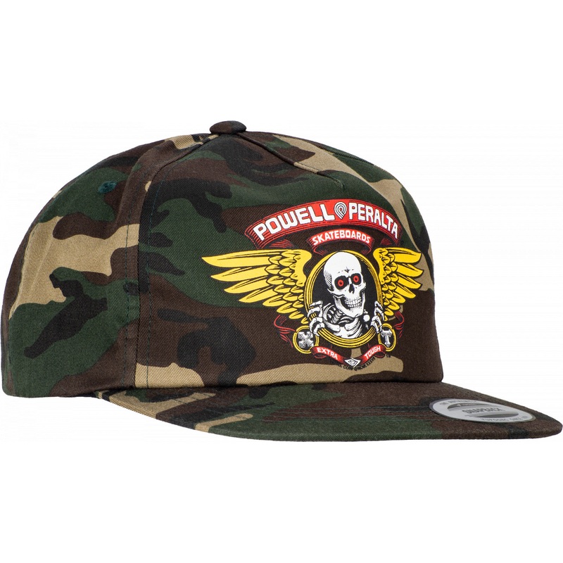 Powell Peralta Winged Ripper Snapback Hat Camo