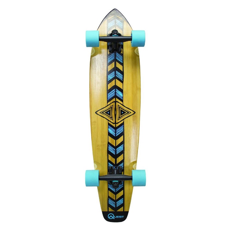 Quest Totem 36″ Kicktail Longboard Complete