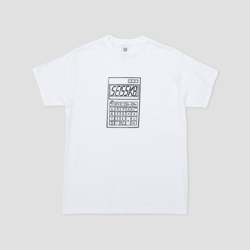 SE15SK8 Calc T-Shirt White Small