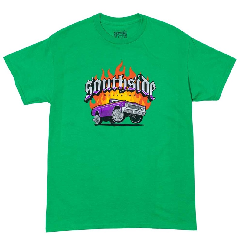 Spitfire Wheels Tee Southside Skatepark Kelly Green SM