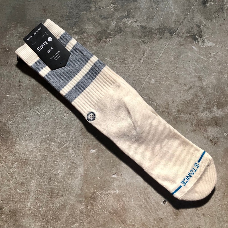 Stance Socks – Boyd Recycled Denim Crew Sock – Denim / Canvas