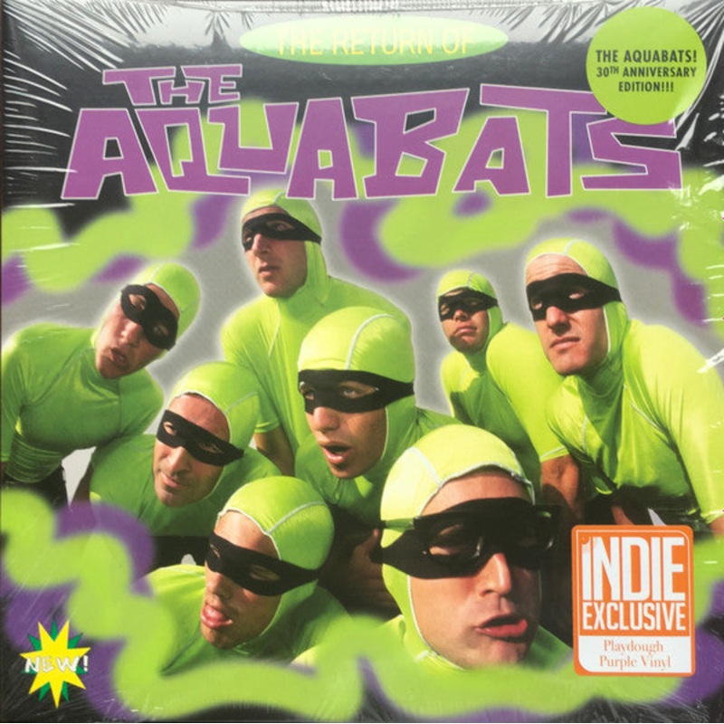The Aquabats!  The Return Of The Aquabats! Playdough Purple Color Vinyl LP Record