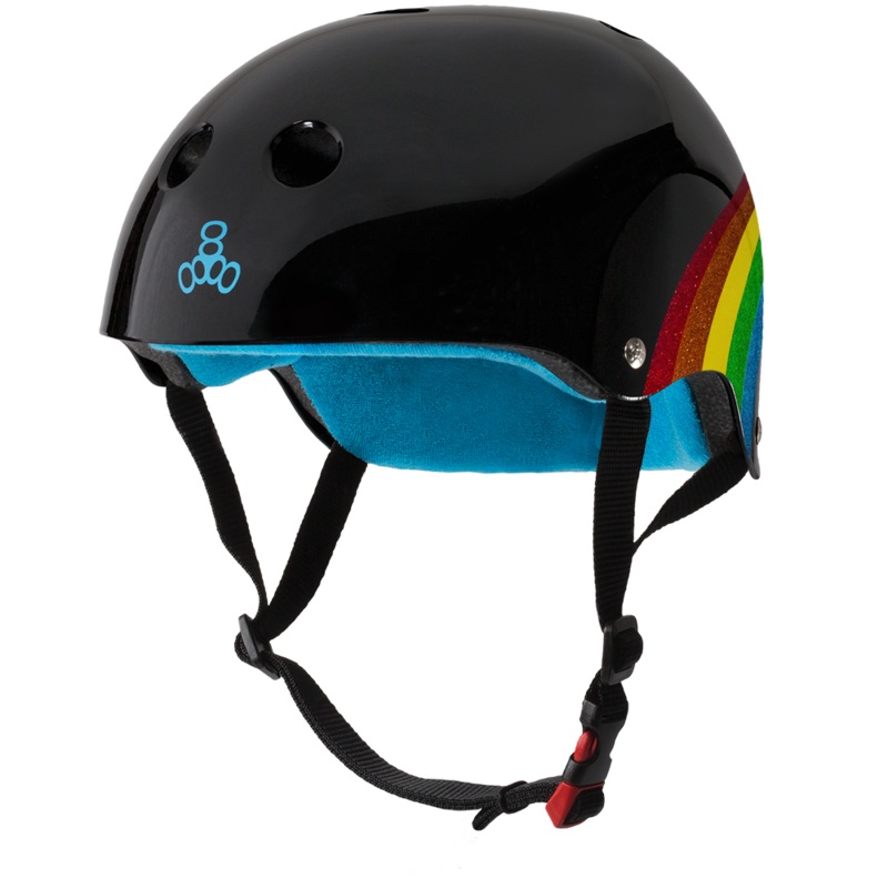 Triple Eight Color Collection Certified Sweatsaver Skateboard Helmet XS/S Sunset