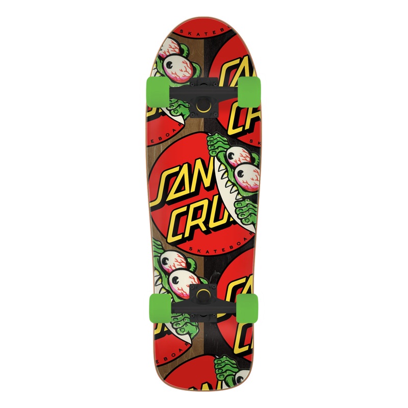 9.7in Beware Dot Santa Cruz Shaped Cruiser No Color 9.7in x 31.7in