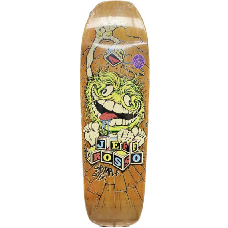 Antihero Jeff Grosso Grimple Stix Guest Skateboard Deck Orange Veneer 9.0″ 9.0″
