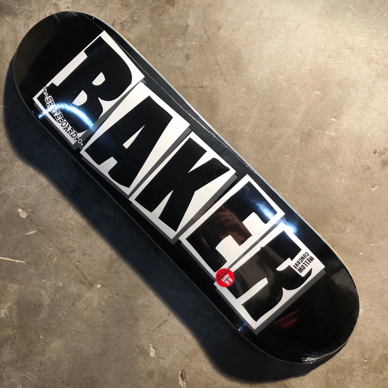 Baker Skateboards – Brand Logo Deck – Black / White 8.0″