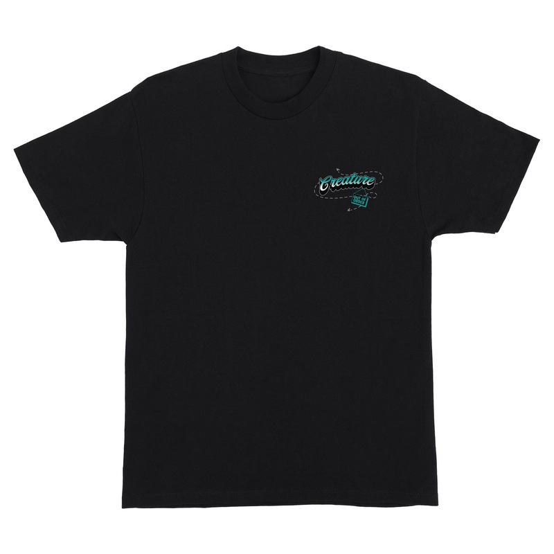 Barfly Mens Creature T-Shirt Black S
