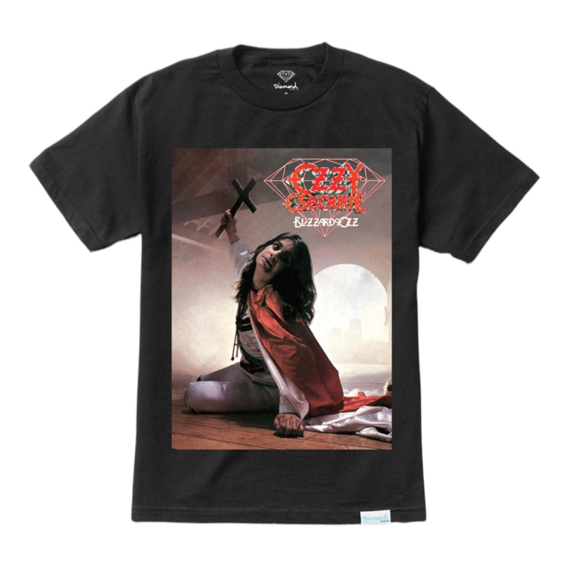 Diamond Supply Co. X Ozzy Osbourne Shirt Blizzard of Ozz Black S