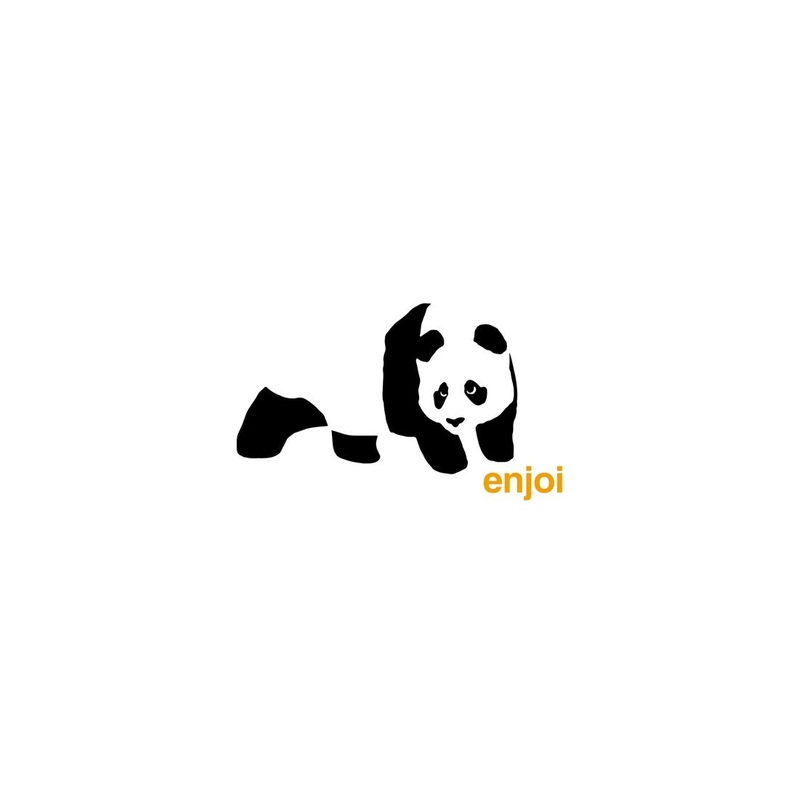 Enjoi Panda Logo Skateboard Sticker