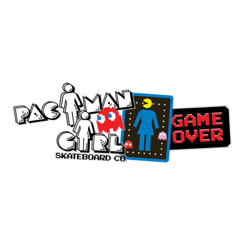 GIRL PAC-MAN STICKER 5 PACK