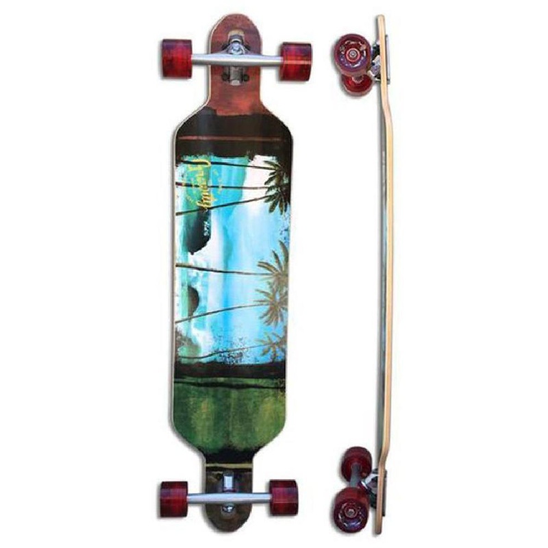 Gravity Top Mount 41″ Drop Carve Longboard Complete