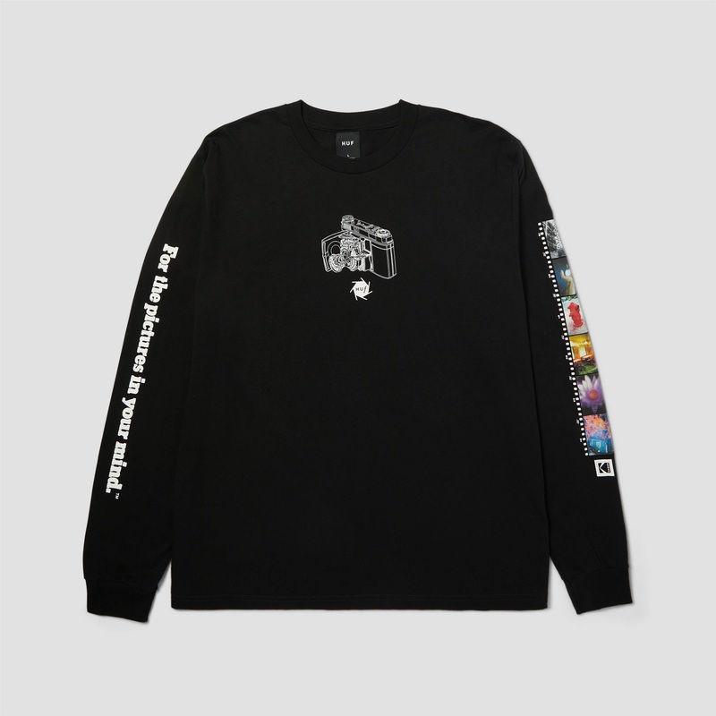 Huf x Kodak Inner Vision Longsleeve T-Shirt Black Small