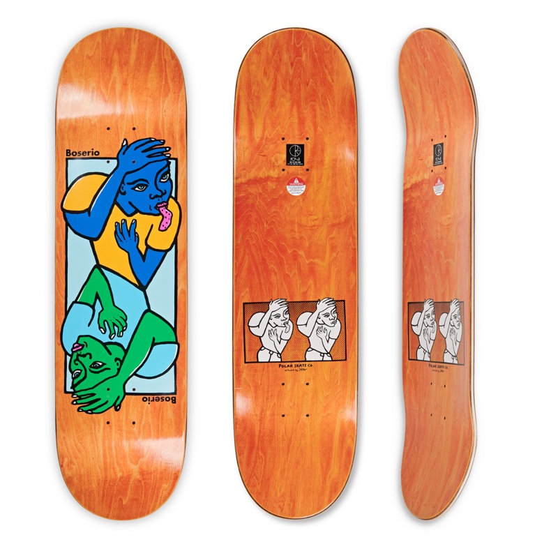 Polar Skateboards “Nick Boserio- Double Head” 8.25″ Deck