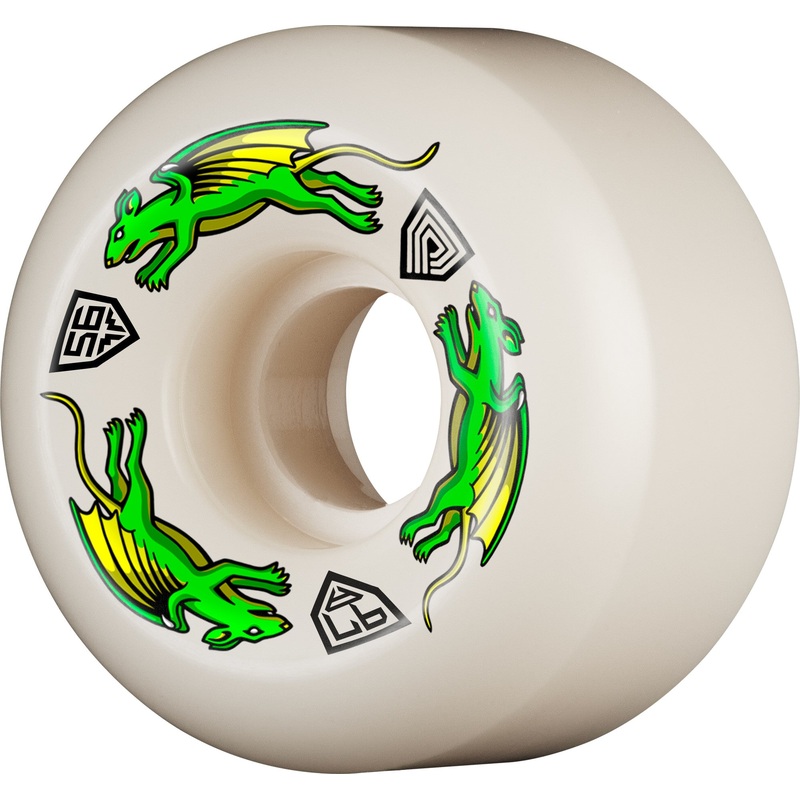 Powell Peralta 97a Nano Rat Dragon Formula Skateboard Wheels 52mm 34mm  V4 shape