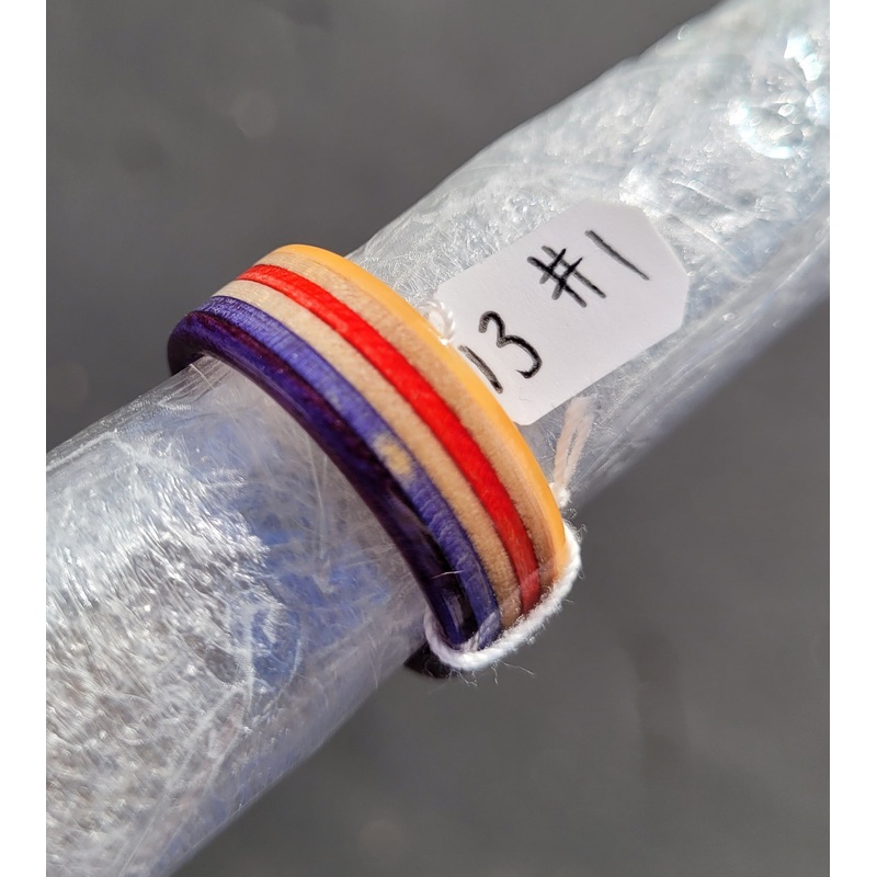 Recycled Bo-Tuff Skateboard Ring SIZE 13 (#1)