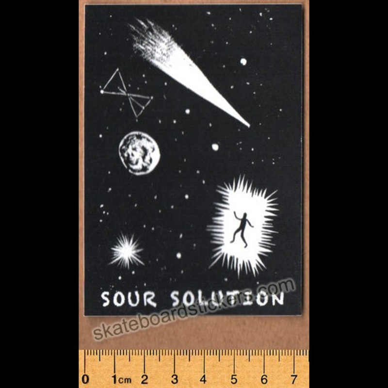 Sour Solution Skateboards Skateboard Sticker – Outer Space
