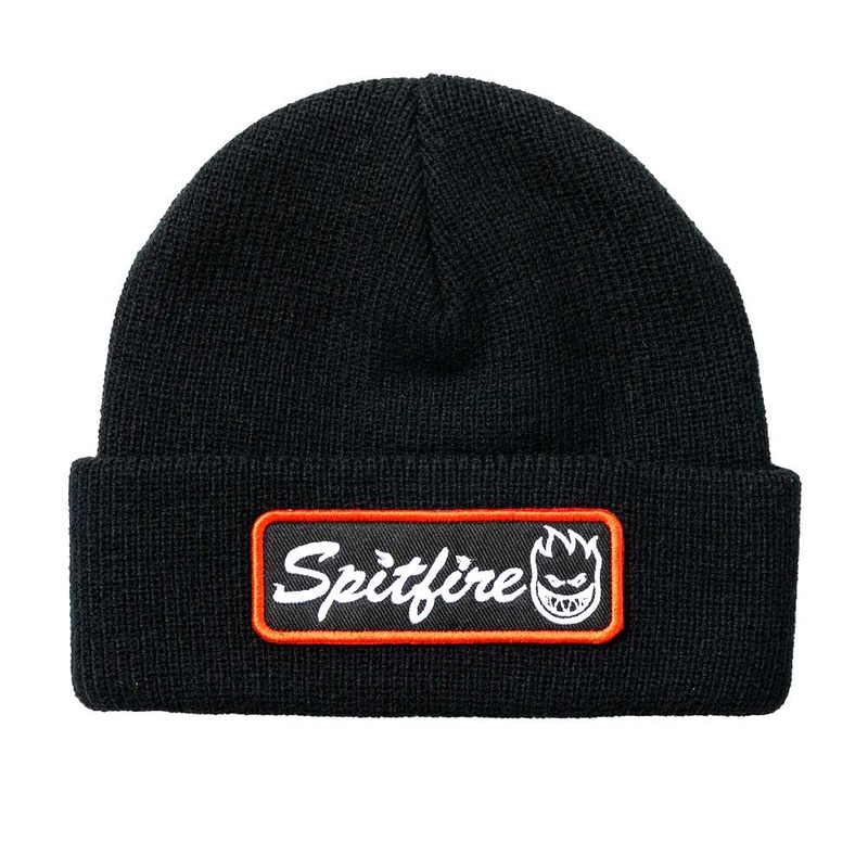 Spitfire Courier Patch Beanie Black
