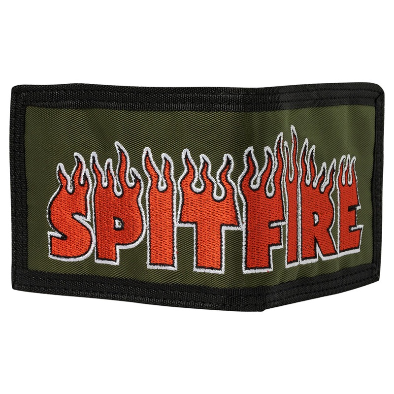 Spitfire Demonseed Bi-Fold Wallet Olive Green One Size Fits All