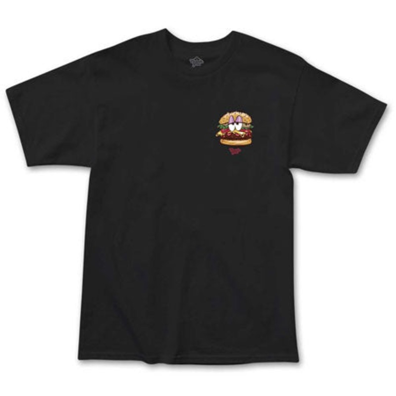 Thank You Skateboards Junk Food T Shirt Black Large